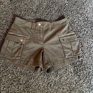J. Crew Green Cargo Shorts Utilitarian Style